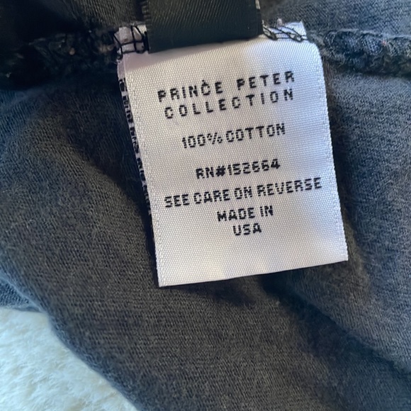 Prince Peter Collection | Black Rock & Roll Distressed Tee | L - Picture 9 of 12